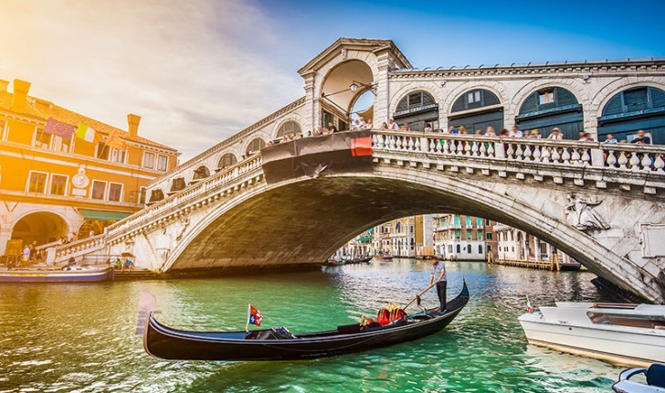 The Rialto Bridge, a Venice landmark