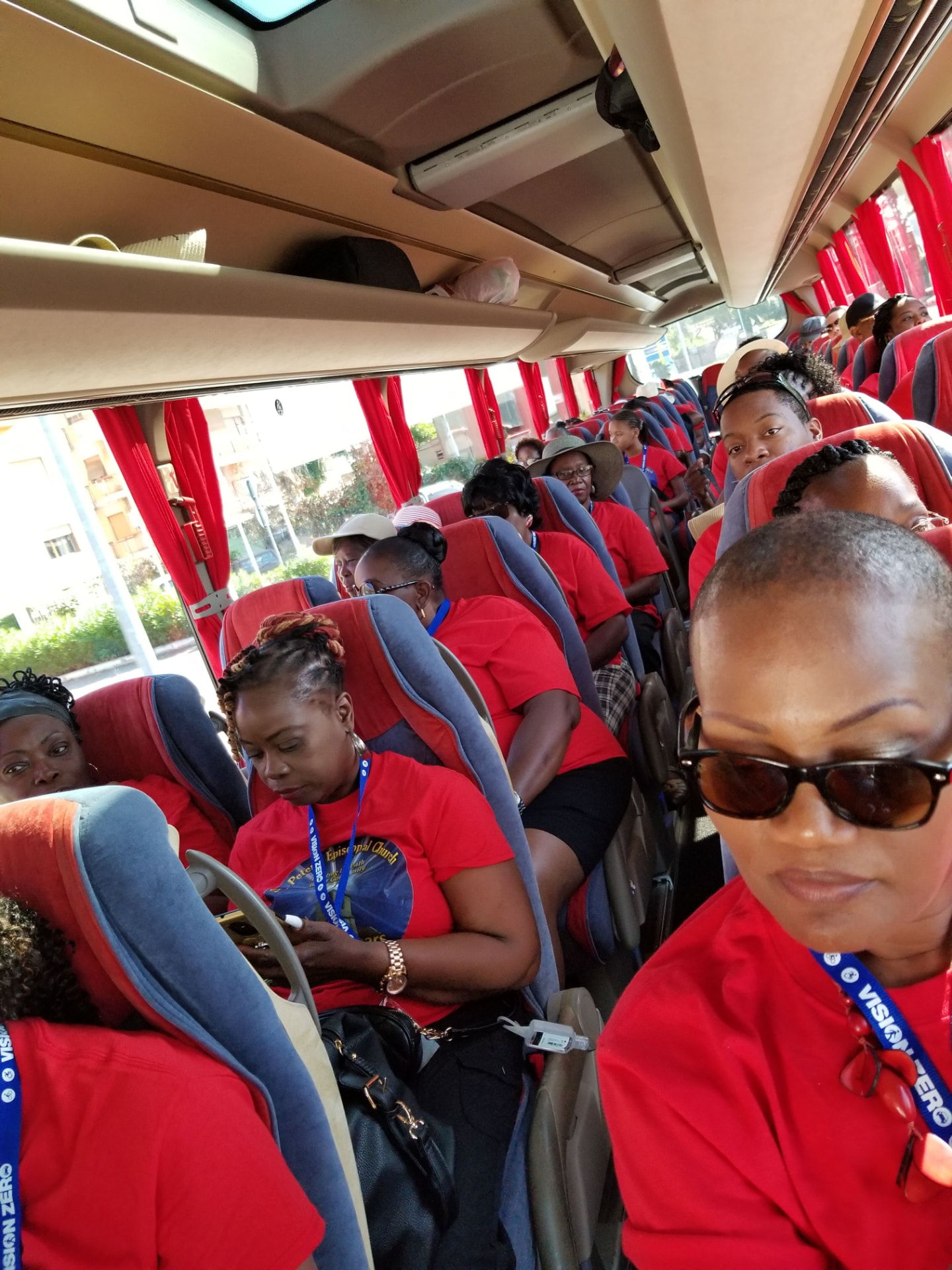 Elite Eagles travelers on the first voyage